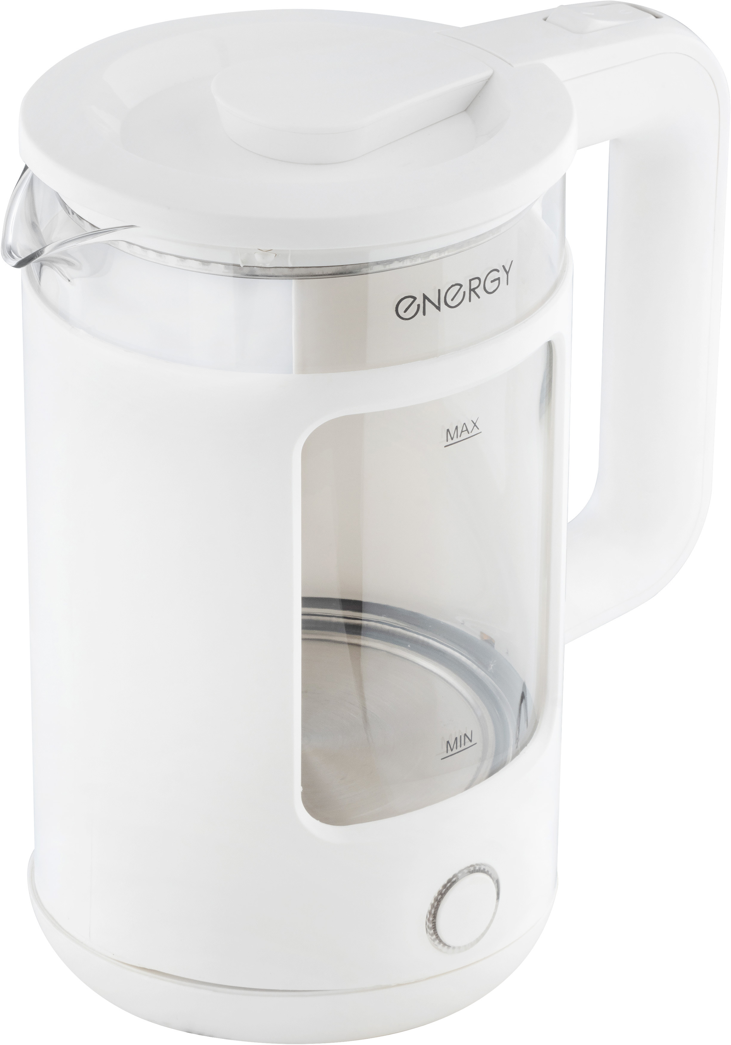 Изображение товара Электрический чайник Energy E-256 1.5 л стекло цвет белый