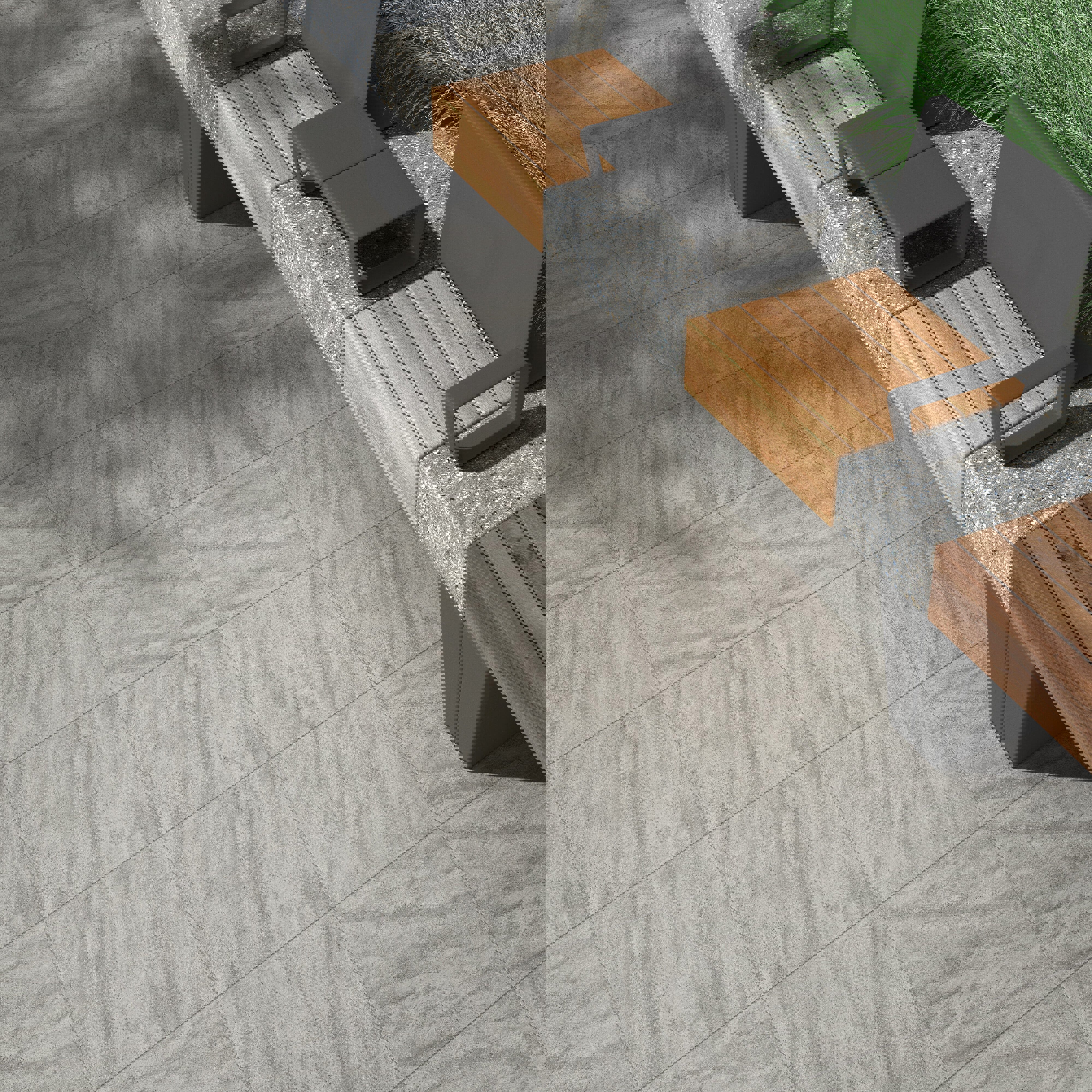 Изображение товара Керамогранит Kerama Marazzi Веранда 40.2x40.2 см матовый серый, 1.62 м²