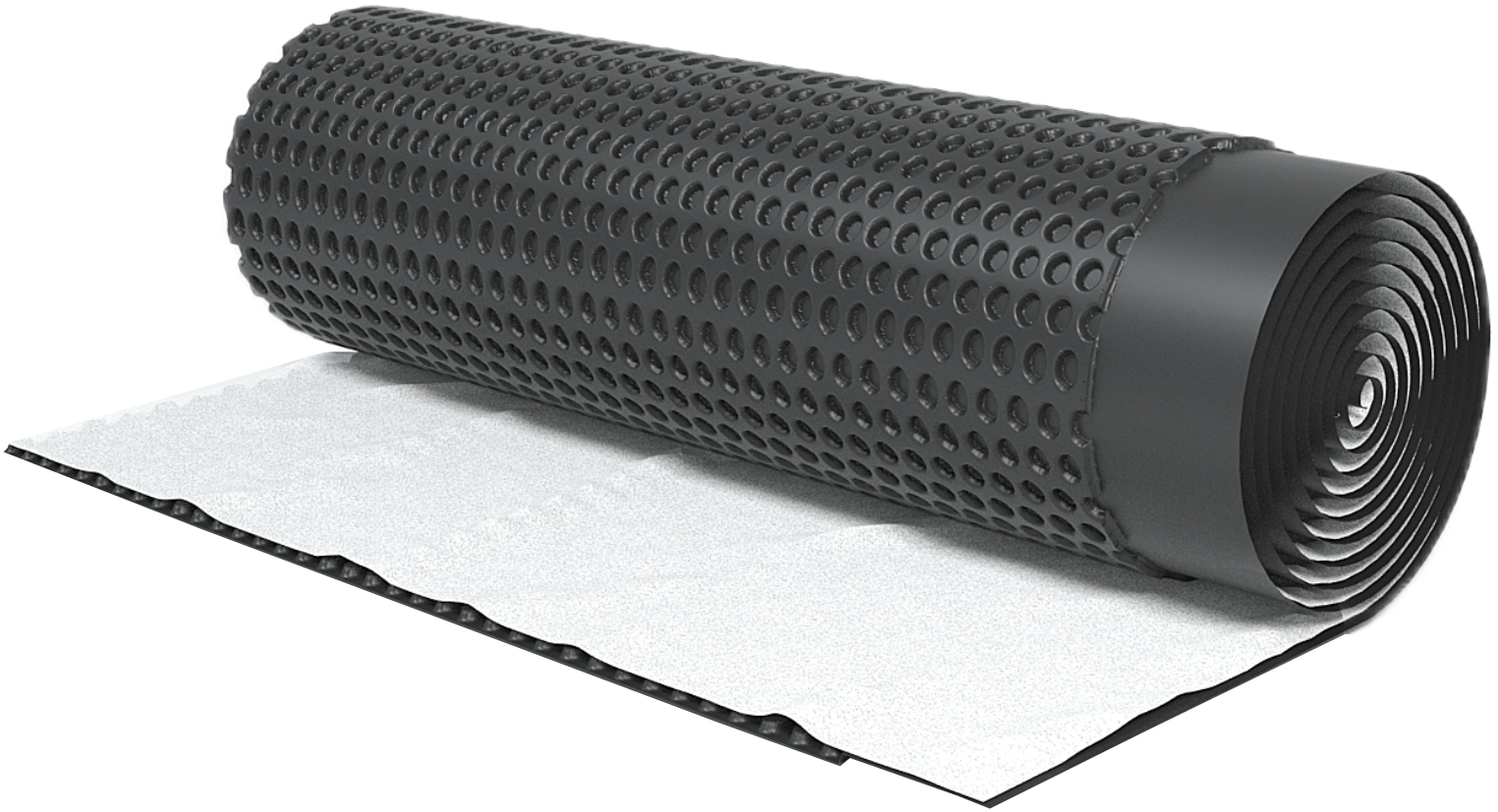 Защитно-дренажная мембрана c геотекстилем Plastguard Geo 600 г/м² 40 м² ...