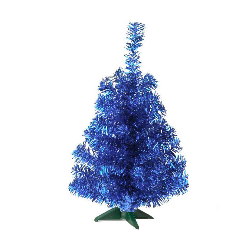 Изображение товара Ель новогодняя искусственная 30 см, цвет голубой