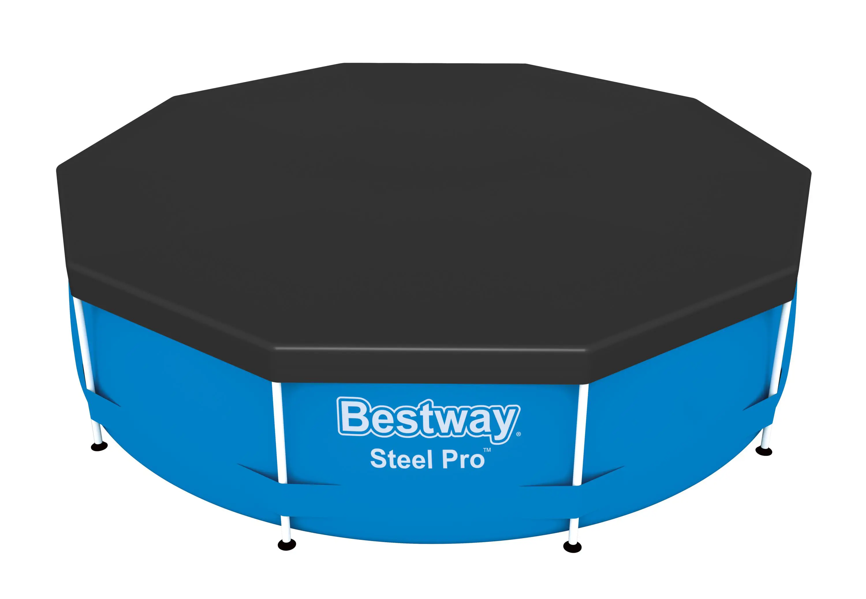 Тент для бассейна Bestway ПВХ 305x305 см цвет черный - 5