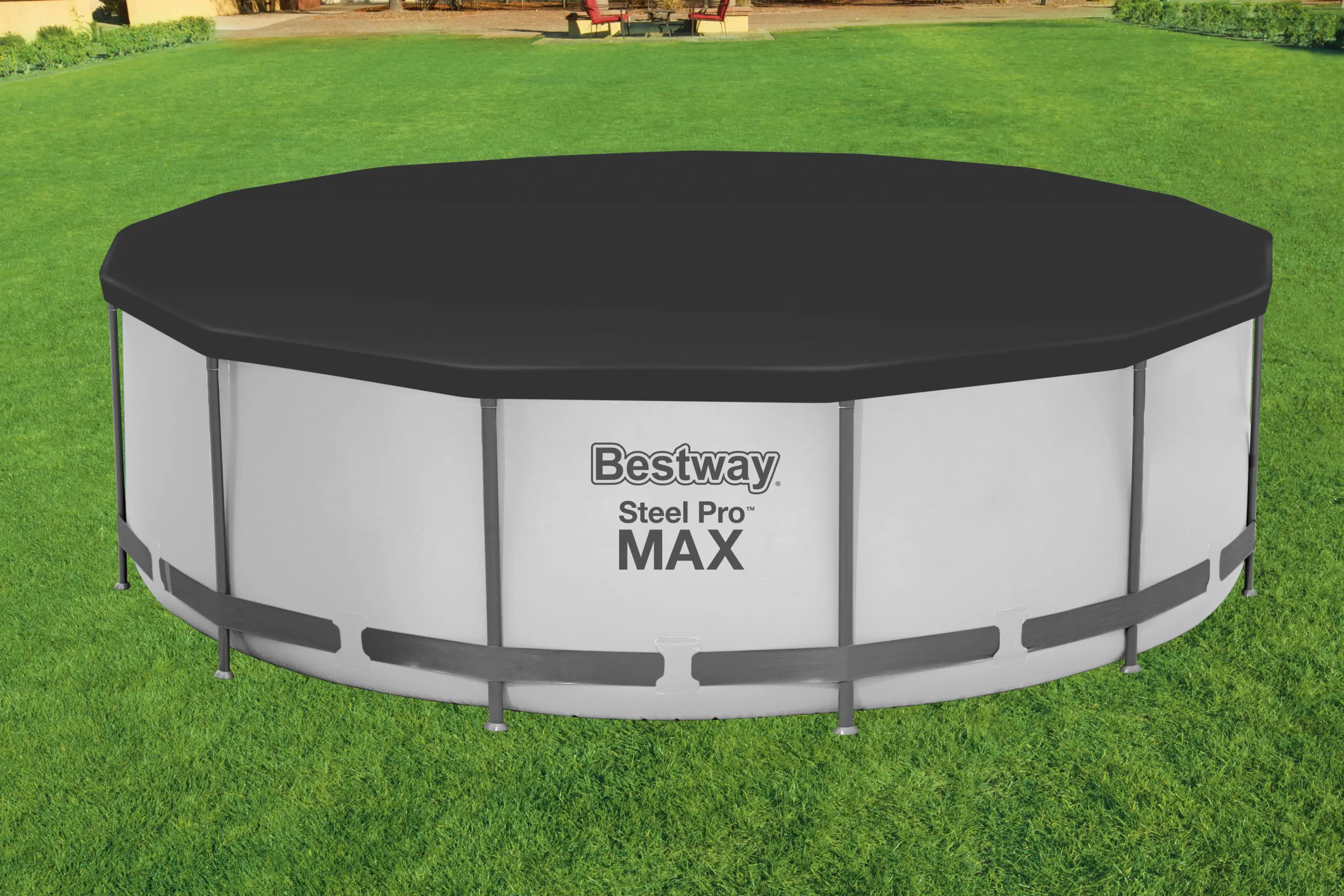 Тент для бассейна Bestway ПВХ 366x366 см цвет черный - 1