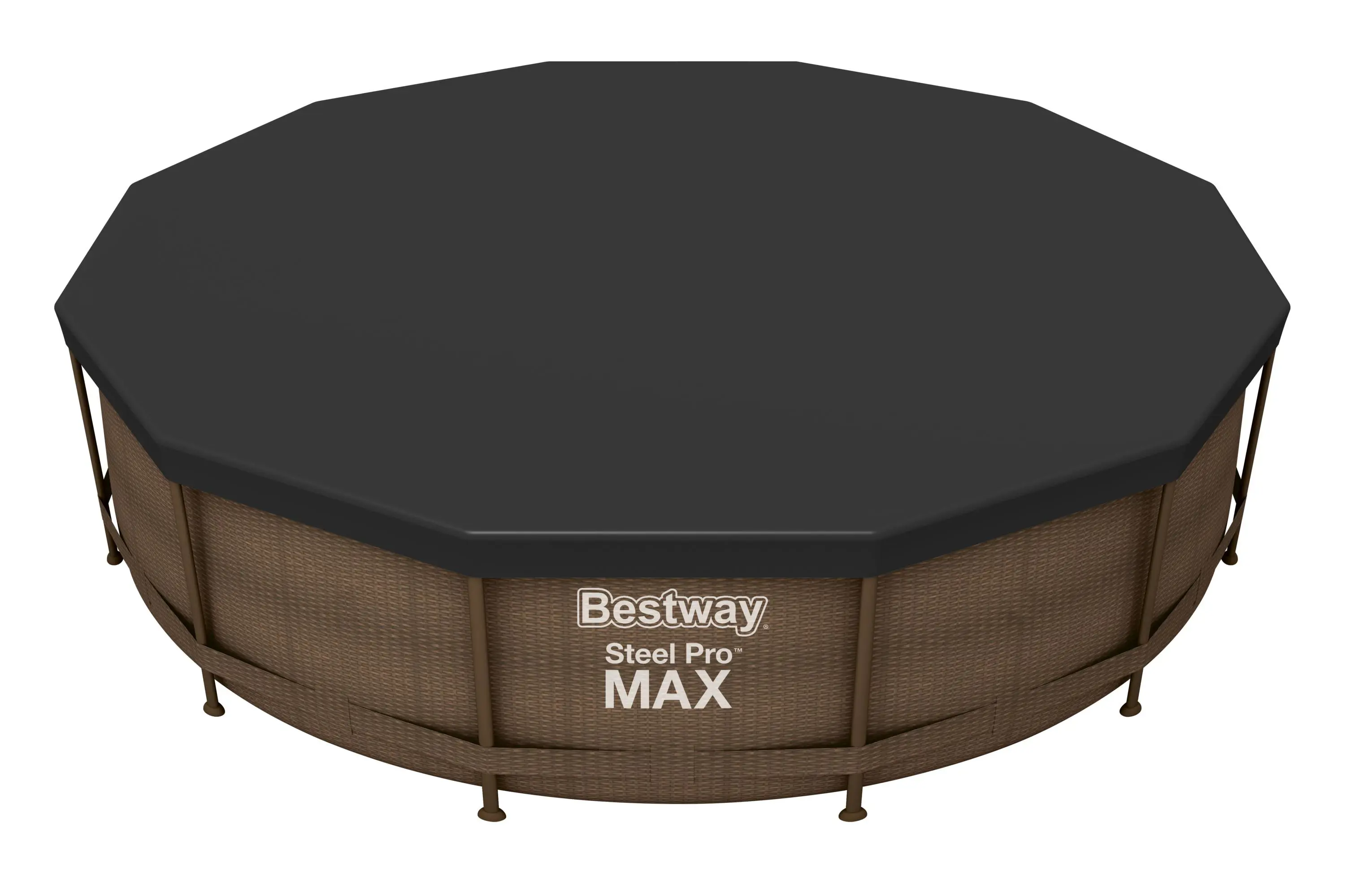 Тент для бассейна Bestway ПВХ 366x366 см цвет черный - 3