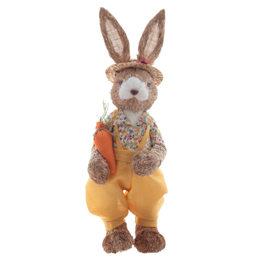 Изображение товара Фигурка декоративная Заяц 796891 18x18x55 см ПВХ цвет золотой