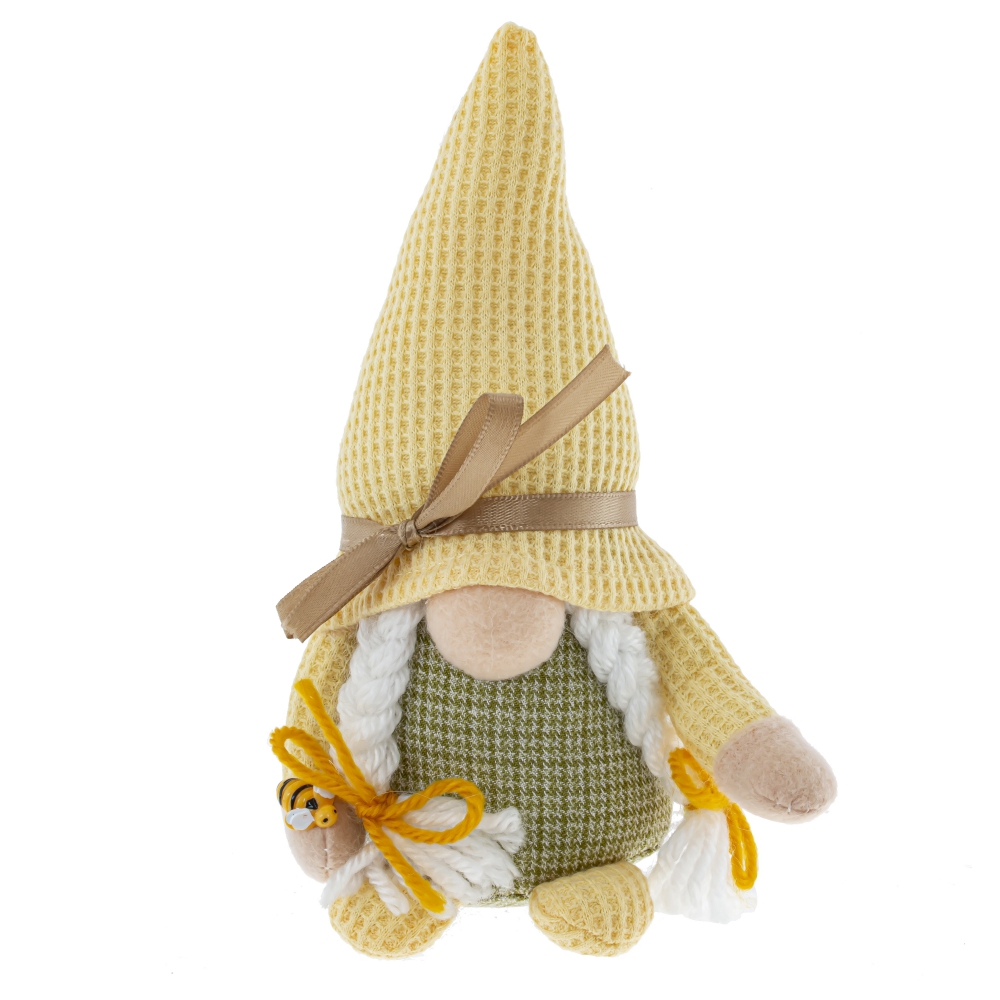 Изображение товара Гном Девочка 800217_2 — декоративная фигура, 12x8x18 см, ПВХ