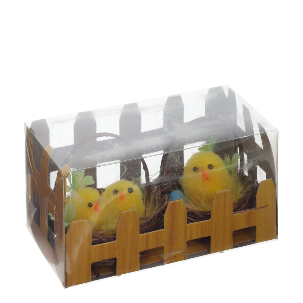 Изображение товара Изделие декоративное Гнездо пасхальное 795526 11x6x6 см ПВХ цвет разноцветный