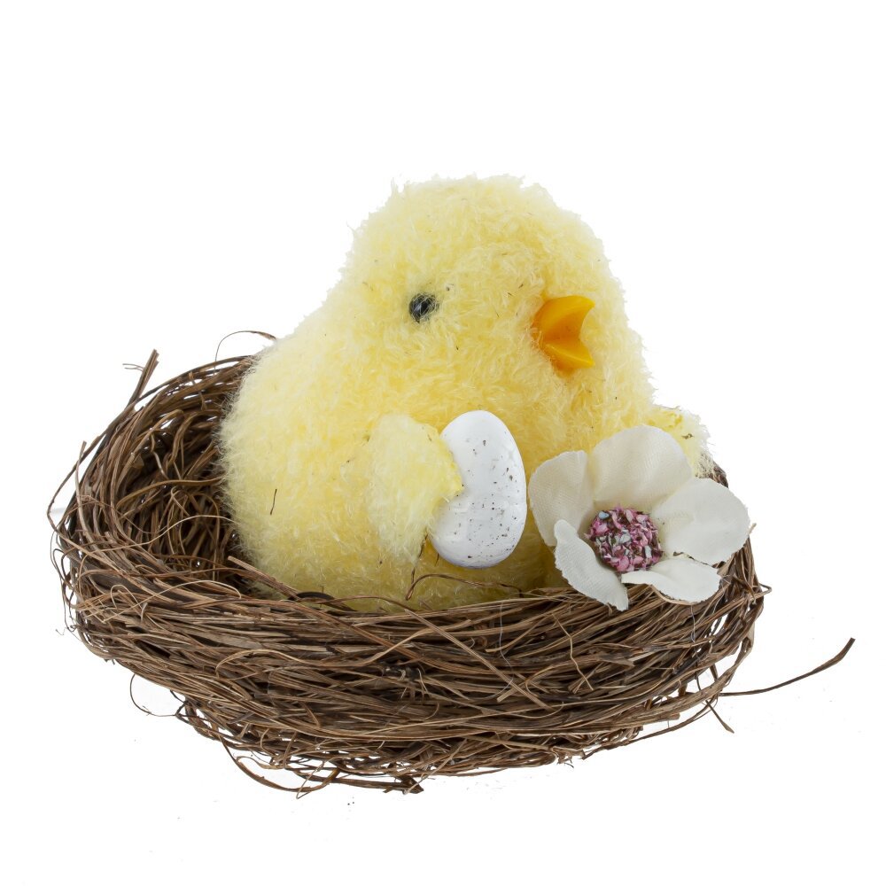 Изображение товара Изделие декоративное Гнездо пасхальное 795557 6x6x6 см ПВХ цвет золотой в ассортименте