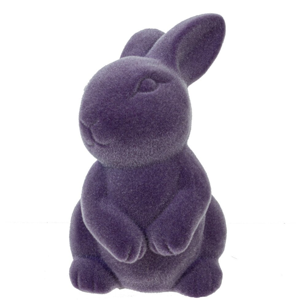 Изображение товара Фигура заяц декоративная 7x8x11 см, фиолетовая