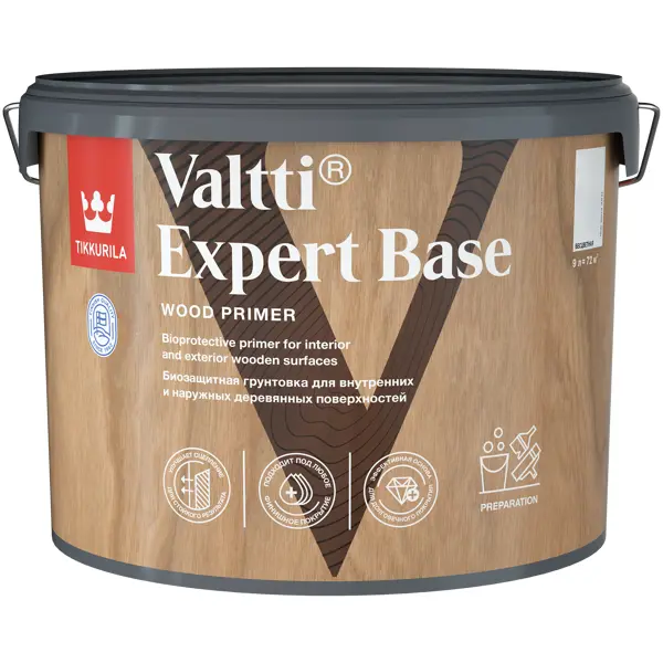 Фото Грунт-антисептик Tikkurila Valtti Expert Base 9 9 л