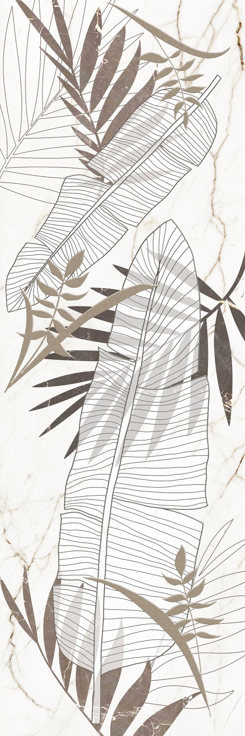 Изображение товара Плитка настенная керамическая Спарк бежевый 30x90 см для кухни и ванной