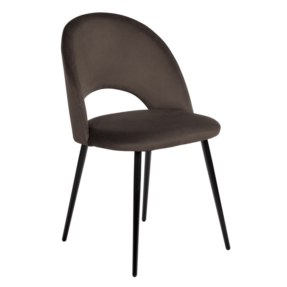 Изображение товара Стул Bradex Leo 52x52.50x49 см велюр цвет бежевый