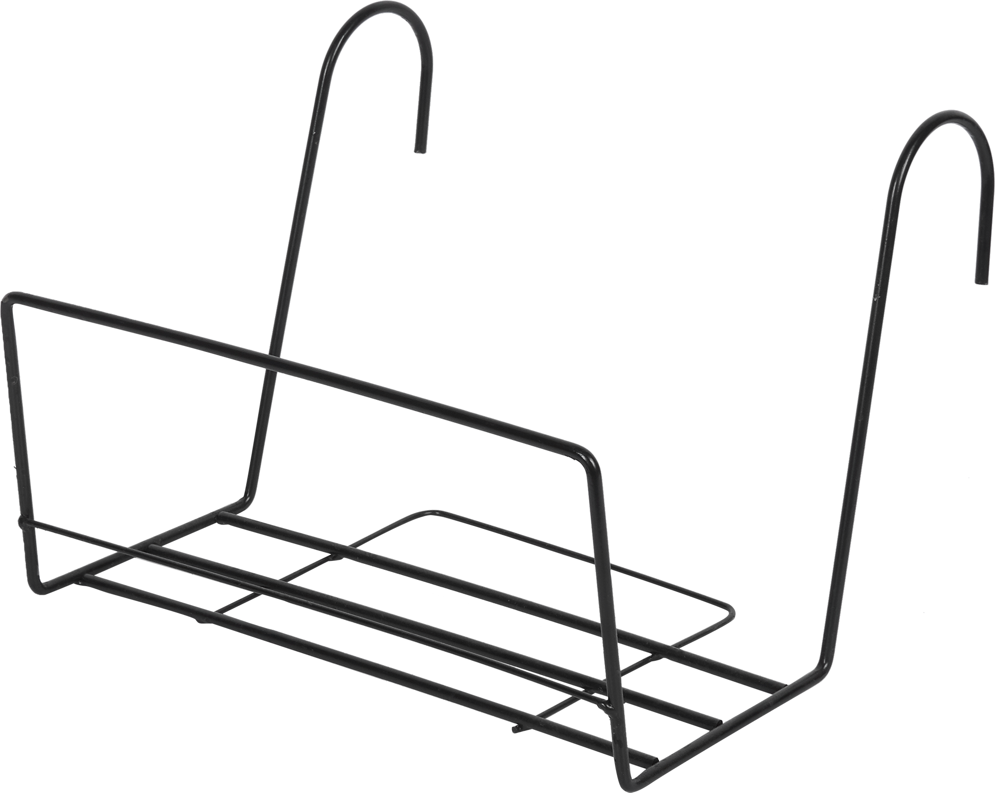 Держатель для балконного ящика универсальный, цвет чёрный