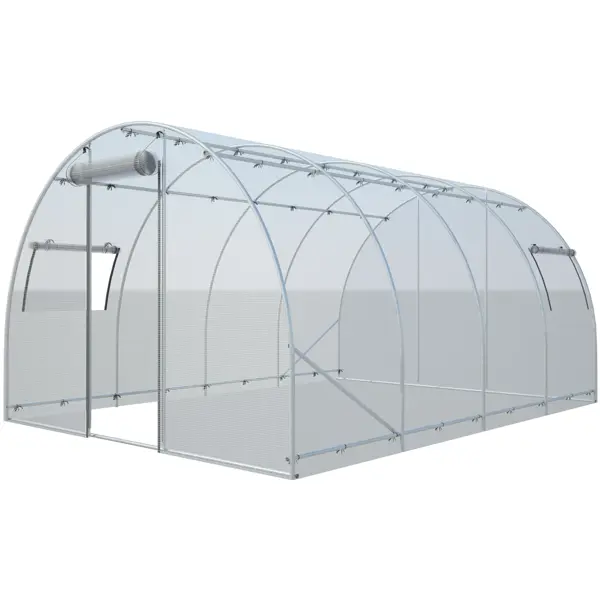 Каркас теплицы Тропиканка с тентом 390x300x200 см сталь/ПВХ