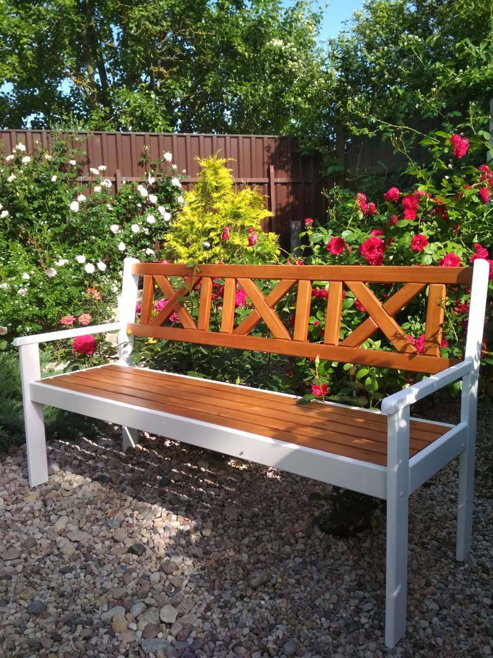 Изображение товара Скамья Valetta 159x64x90 см дерево цвет разноцветный