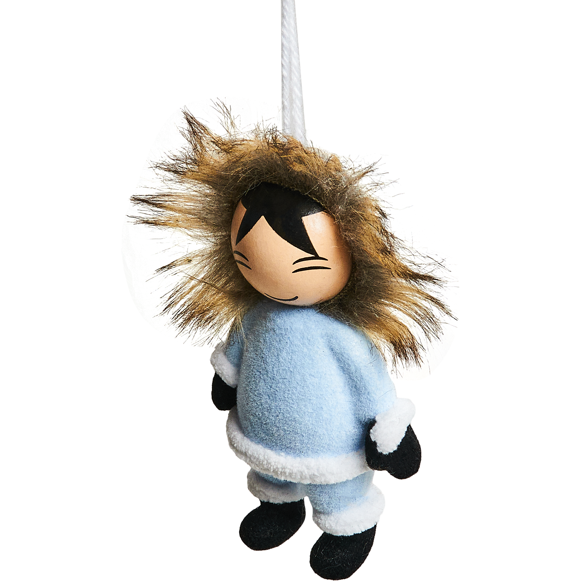 Изображение товара Елочная игрушка Мальчик 12x6.5 цвет синий