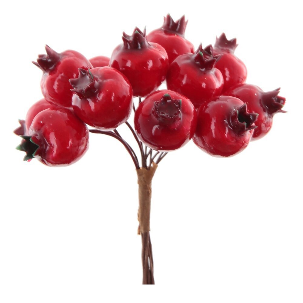 Изображение товара Декоративное изделие Ягоды шиповника 9х11 см красное для декора интерьера