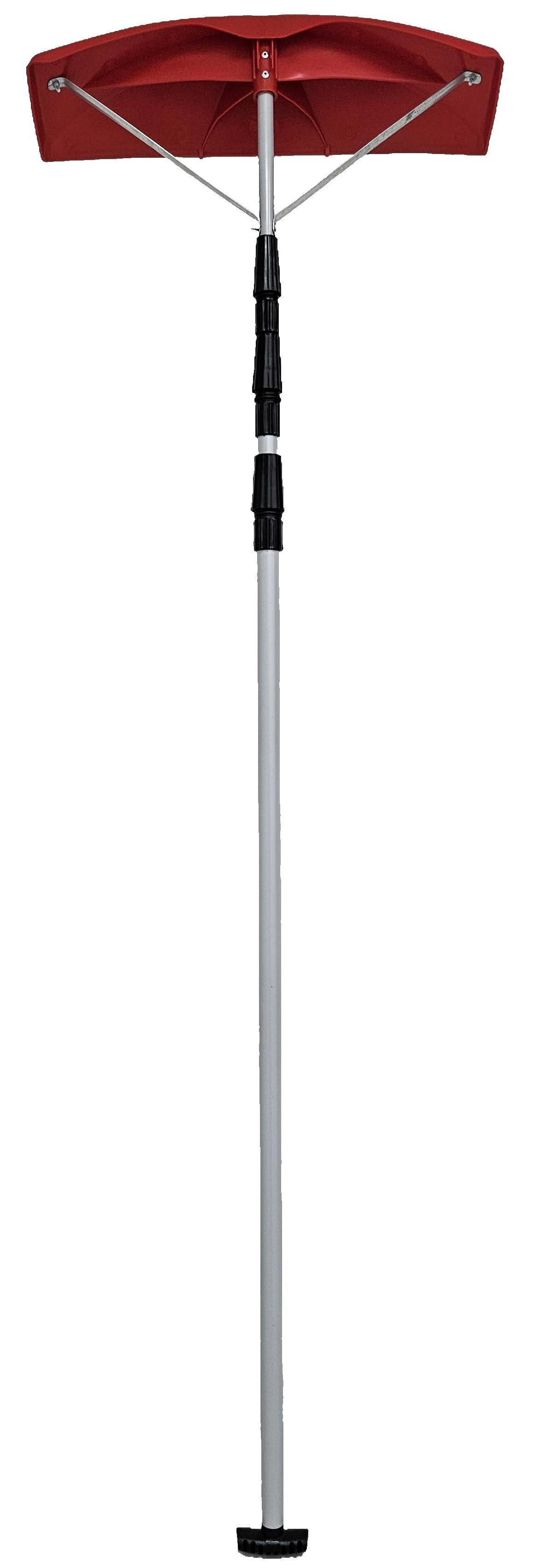 Изображение товара Скребок для уборки снега с крыши 200 см стальная ручка - надежный инструмент