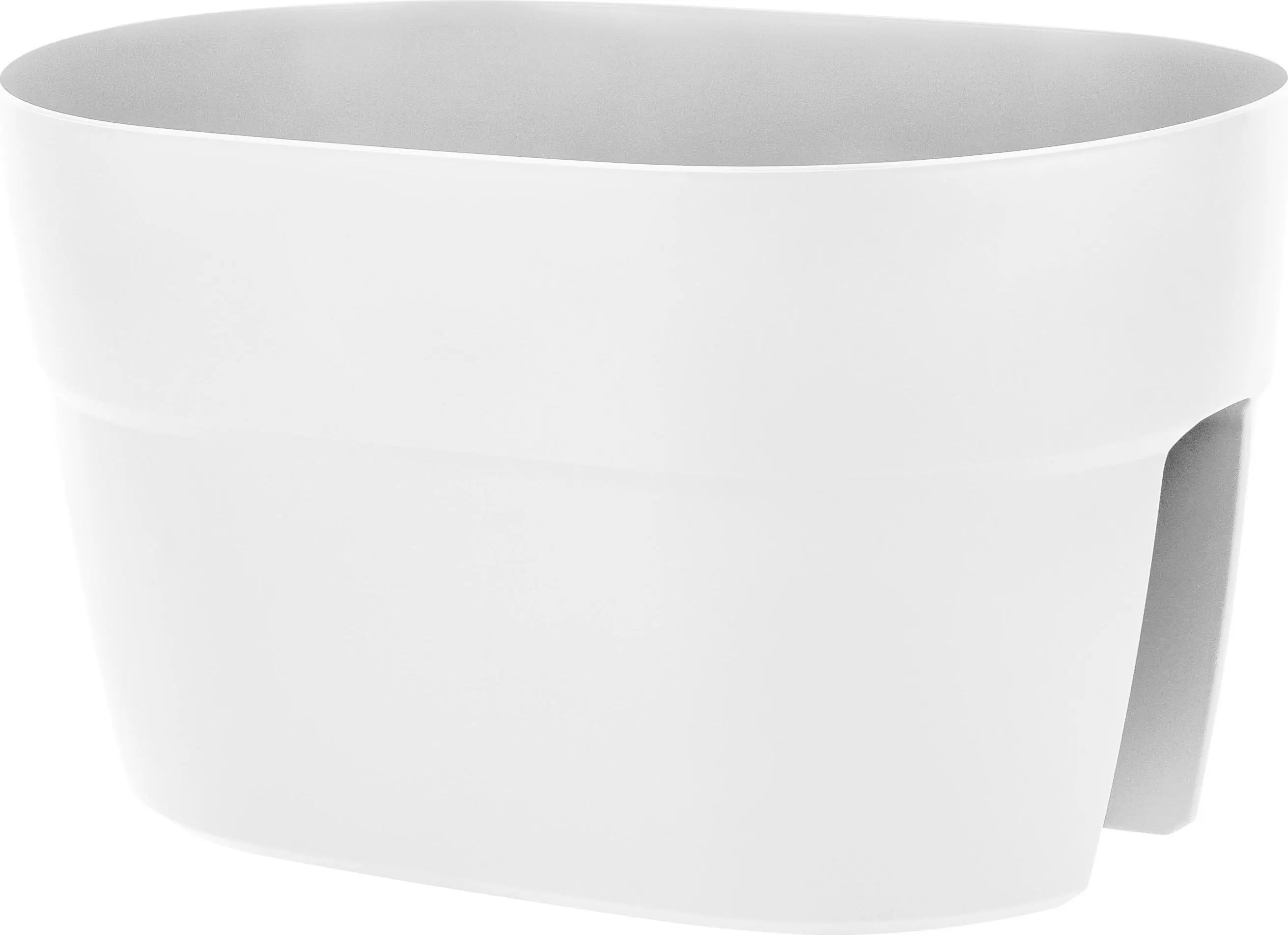 Ящик балконный для цветов Ingreen Villa De Fiori 40x26x22 см v12 л пластик белоснежный жасмин