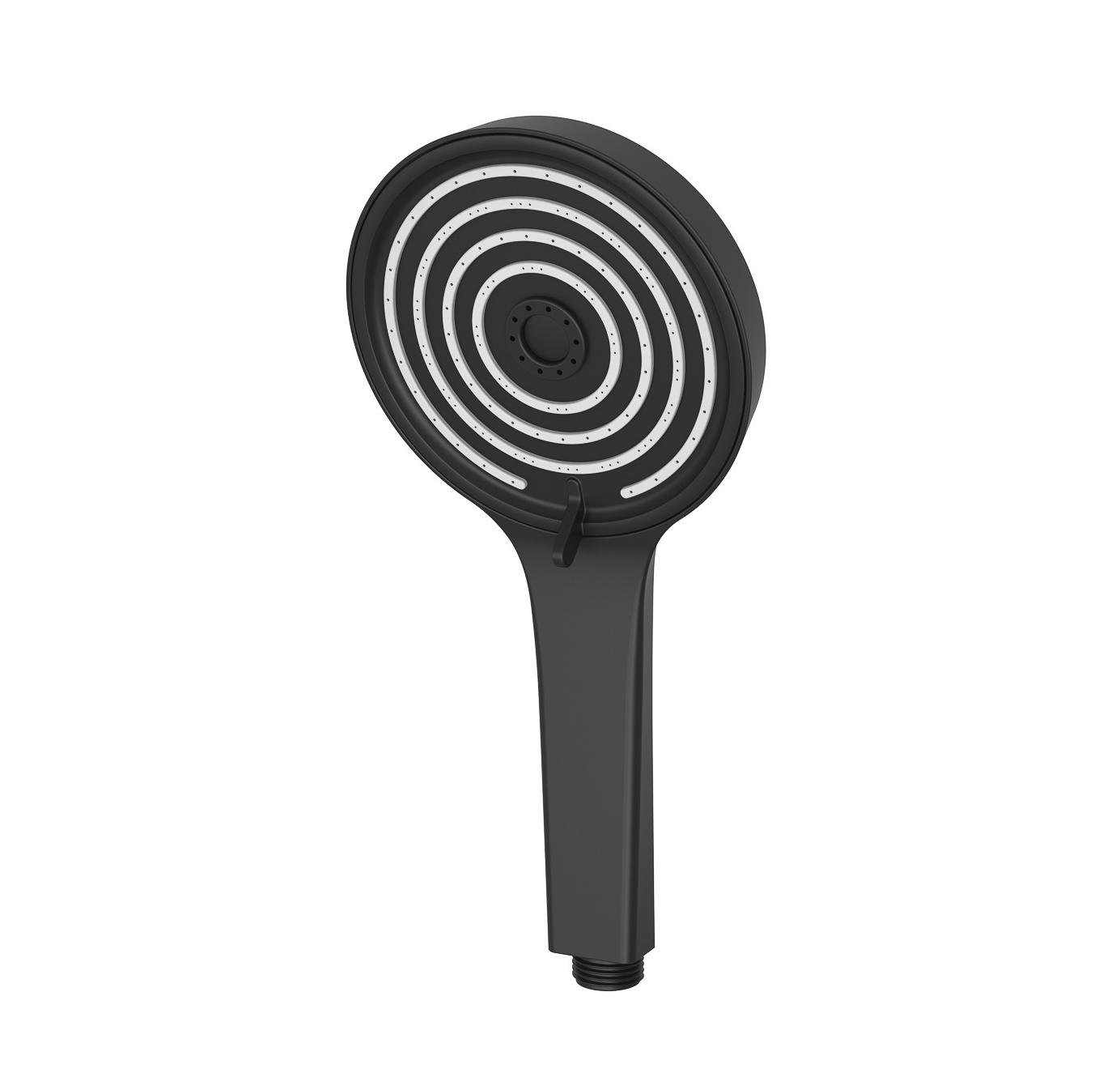 Изображение товара Лейка для душа IDDIS Agua 5 режимов черный матовый диаметр 120 мм