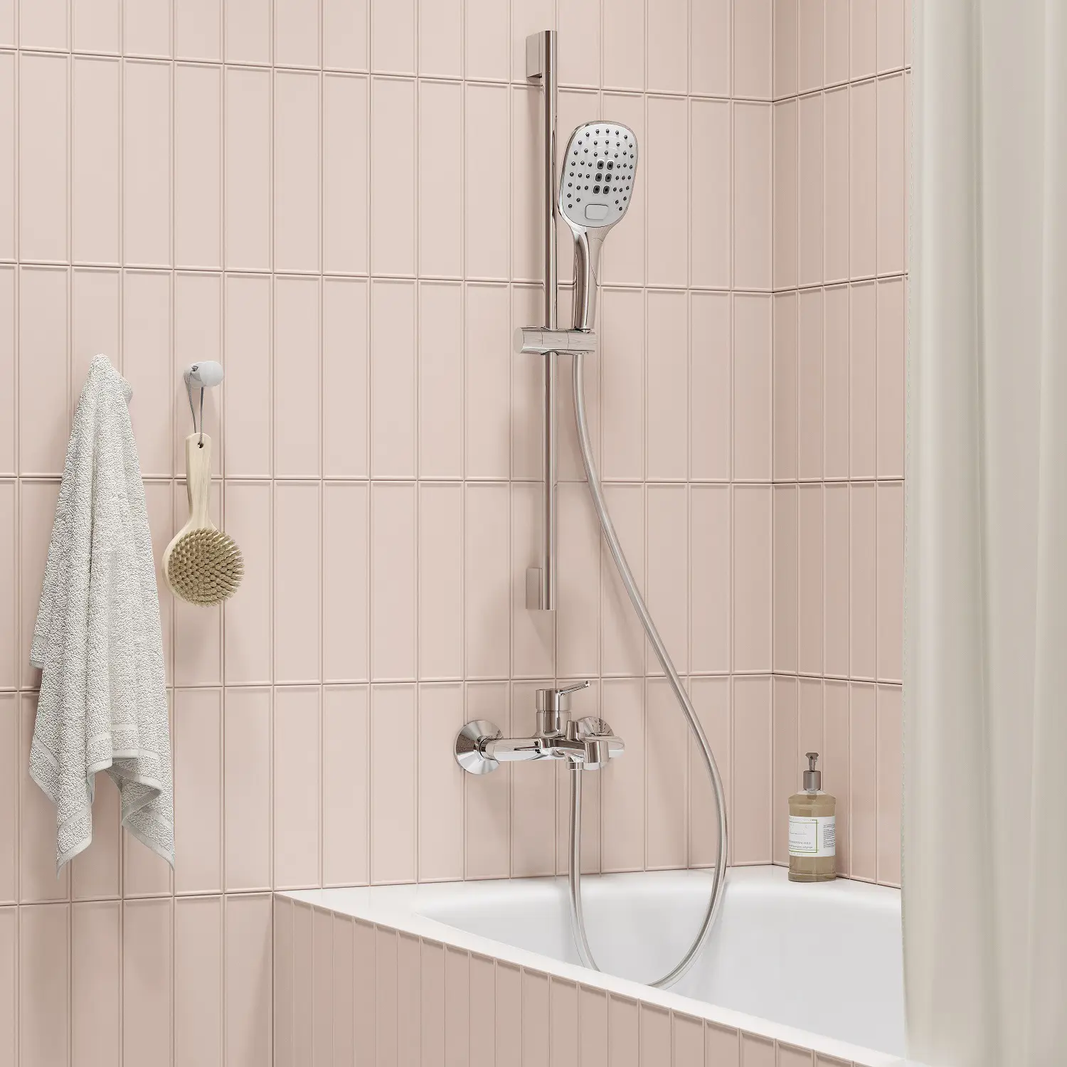 Душевая штанга Iddis Agua AGU60C0i17 60 см цвет хром - 3