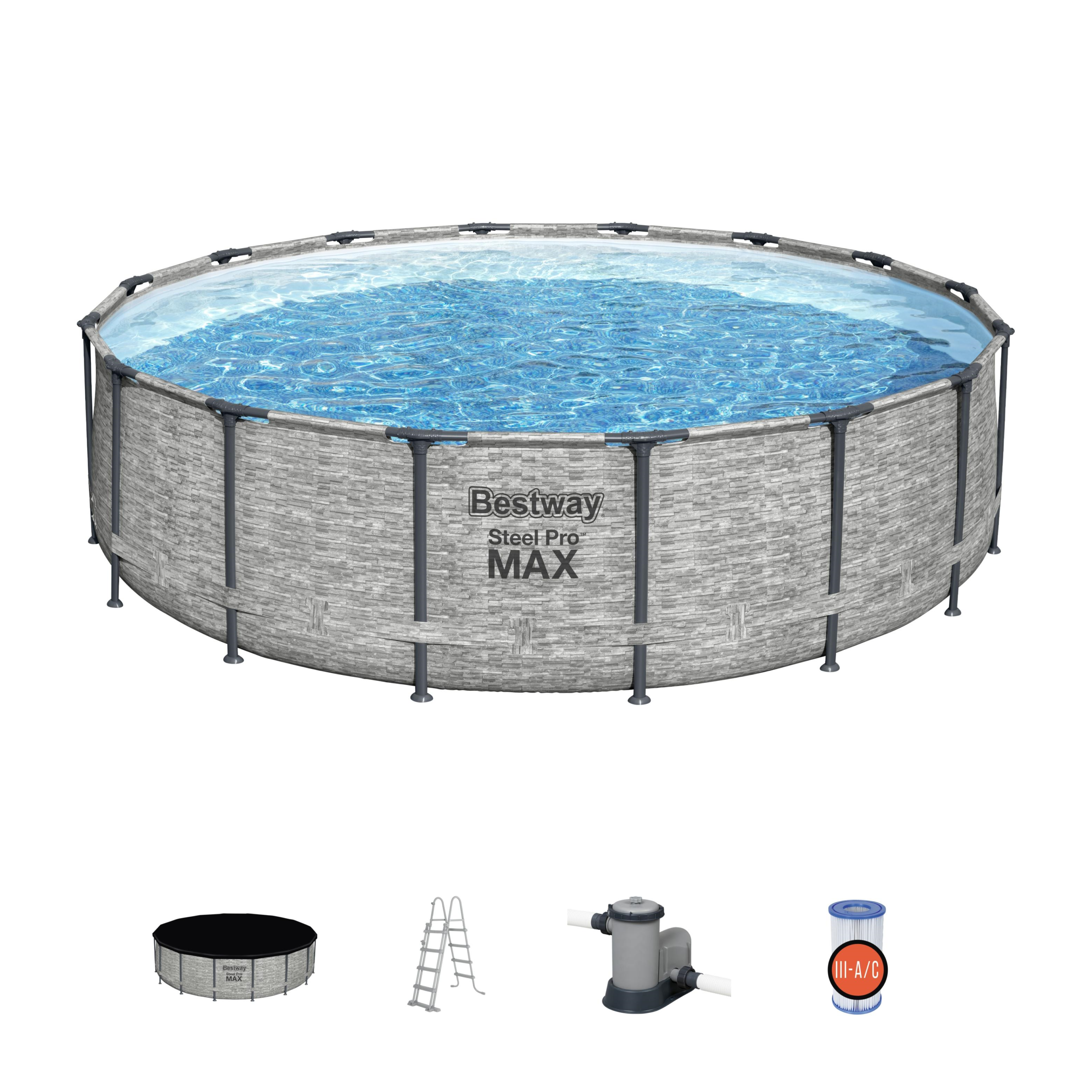 Изображение товара Бассейн каркасный круглый Bestway 488x122 см