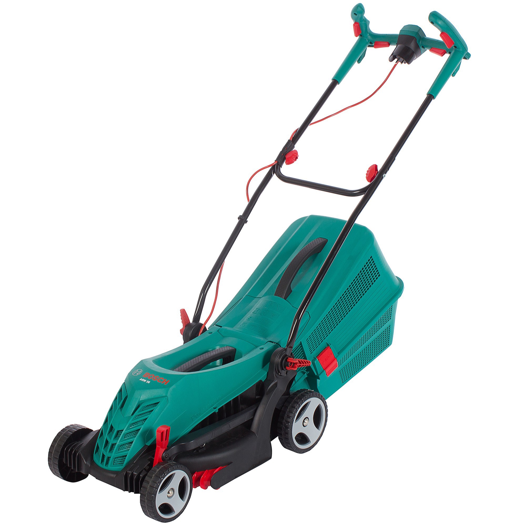 Изображение товара Электрическая газонокосилка Bosch ARM 36, 1400 Вт, 36 см, травосборник 40 л