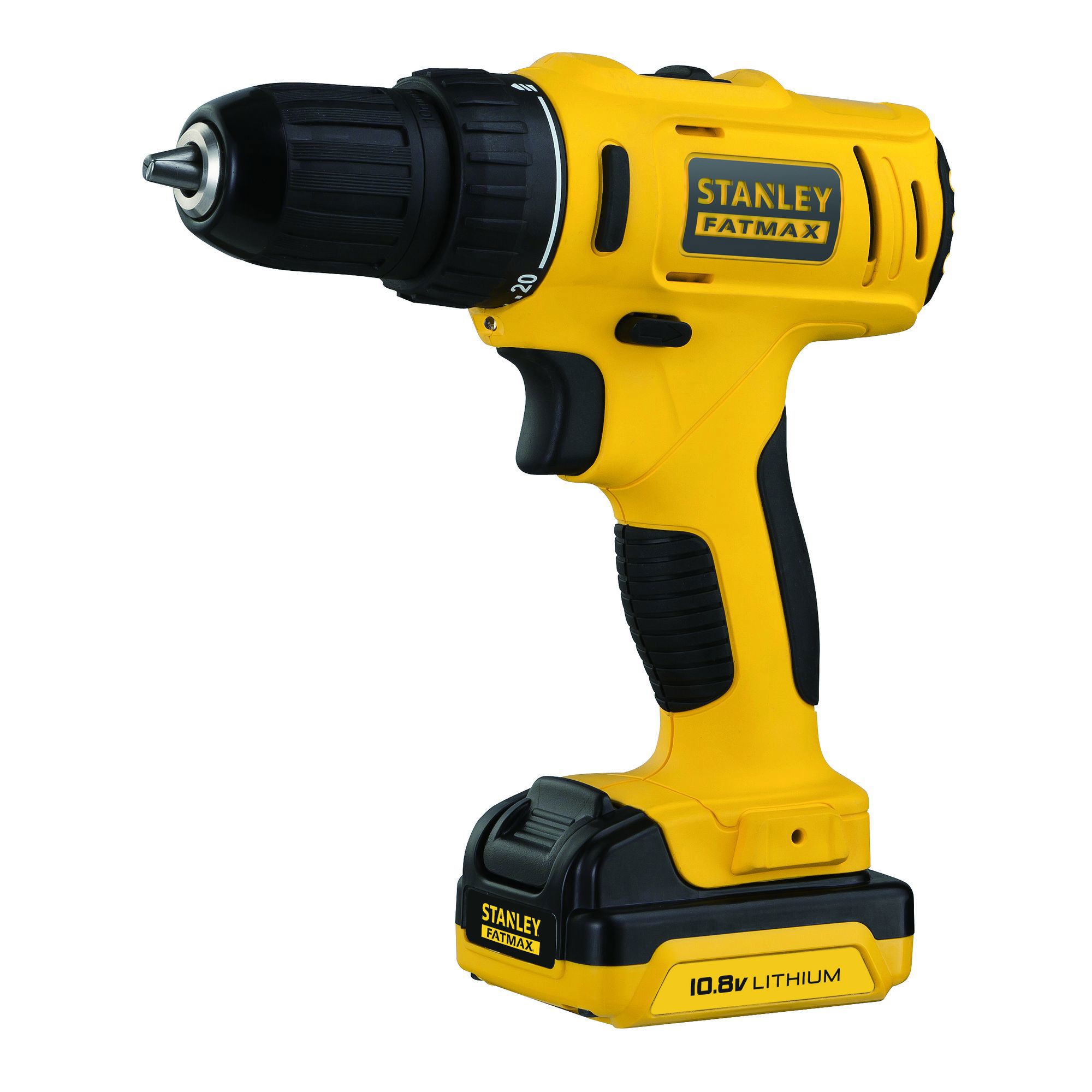 Изображение товара Дрель-шуруповерт аккумуляторная Stanley Fatmax FMC011S2, 10.8 В Li-ion 2X1.5 Ач