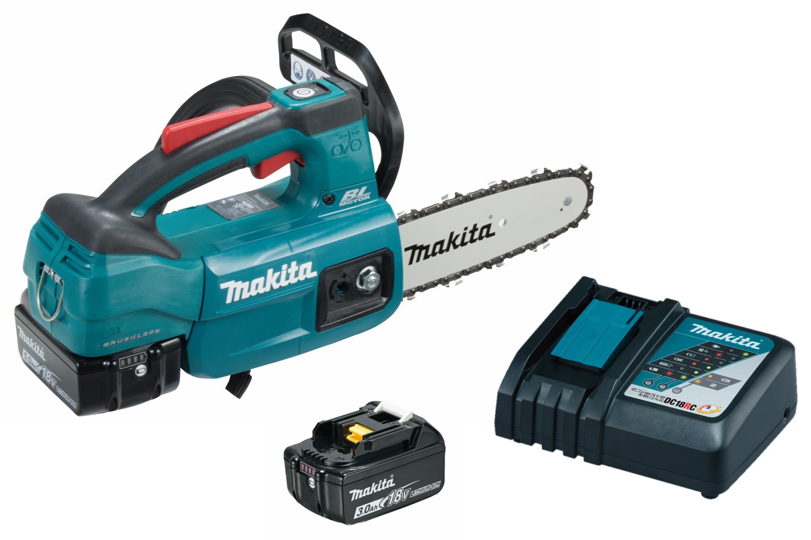 Изображение товара Аккумуляторная пила Makita DUC204 18В 20 см - высокий комфорт и производительность