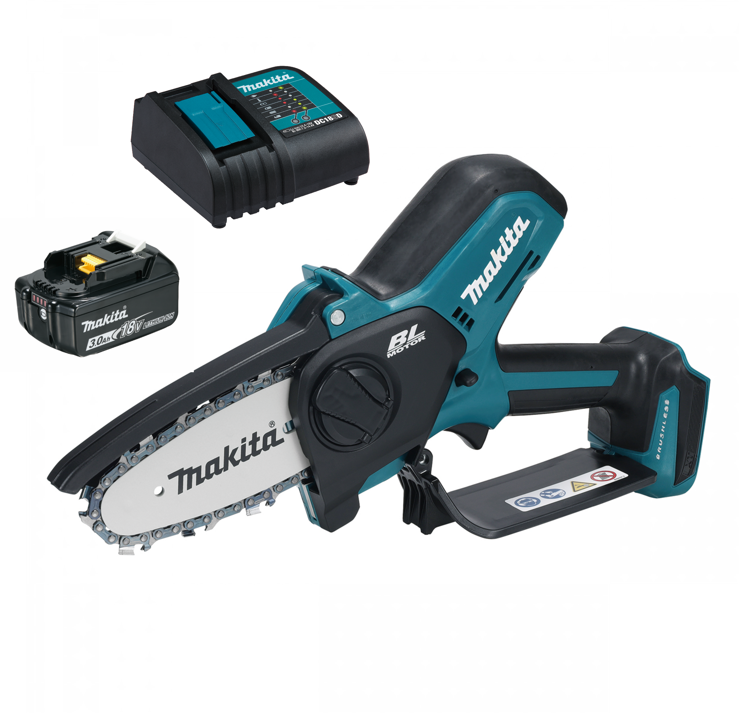 Изображение товара АККУМУЛЯТОРНАЯ ЦЕПНАЯ ПИЛА MAKITA DUC101SF 18 В 10 СМ