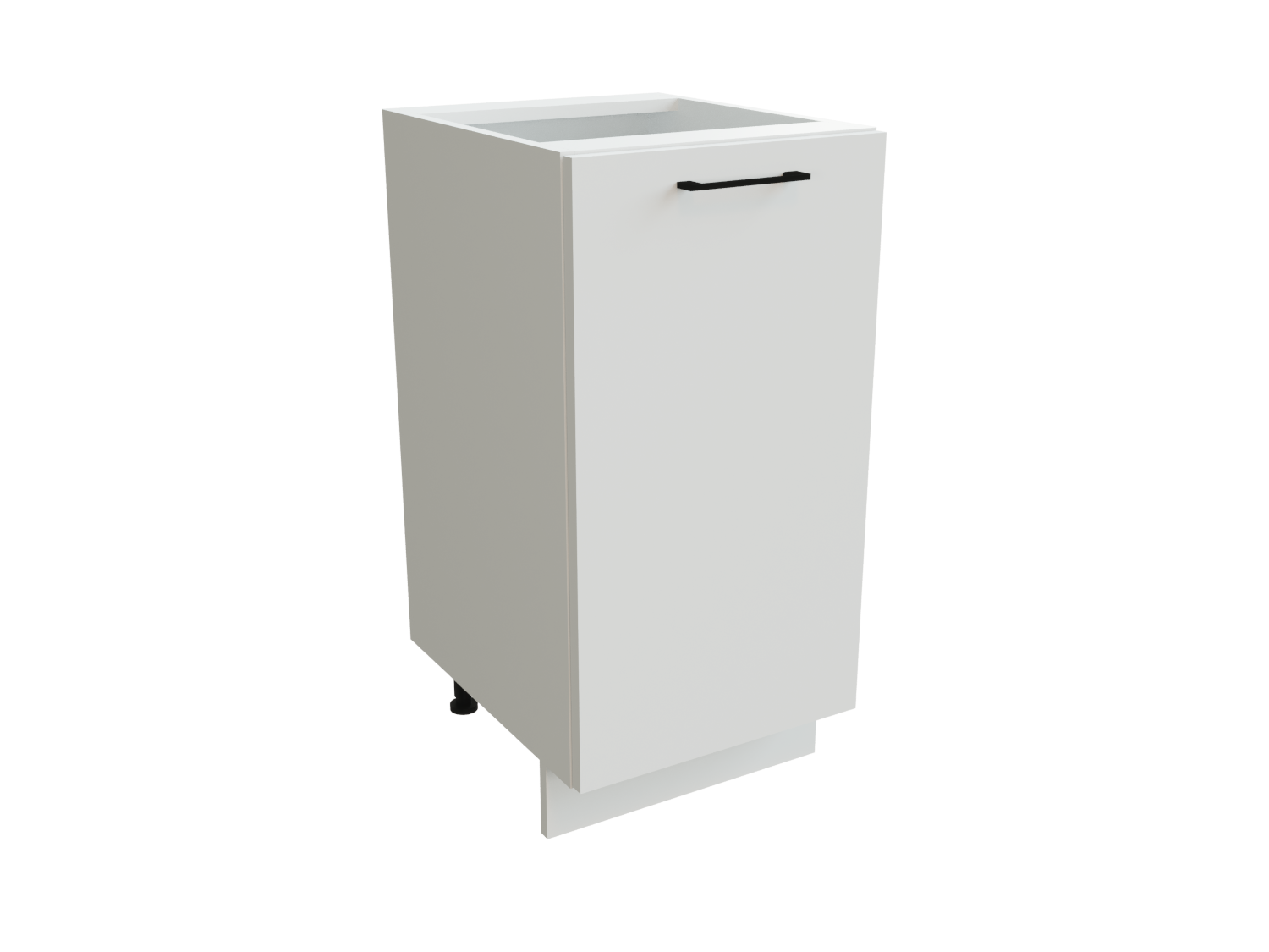 Изображение товара Напольный шкаф с 1 дверцей и ящиком Эстетик Белый МДФ 40x81.6x47.8 см