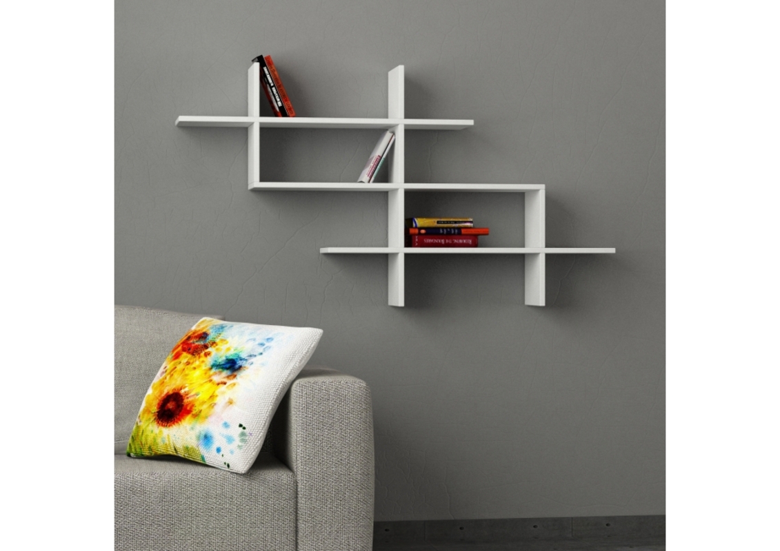 Изображение товара Полка LEVE HOME Leve Настенная полка Белый 150x82x22 см