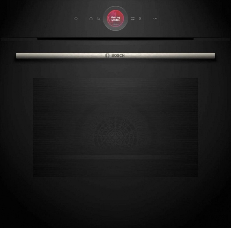 Изображение товара Встраиваемый электрический духовой шкаф Bosch HBG7341B1 71л черный с пиролизом и сенсорным управлен