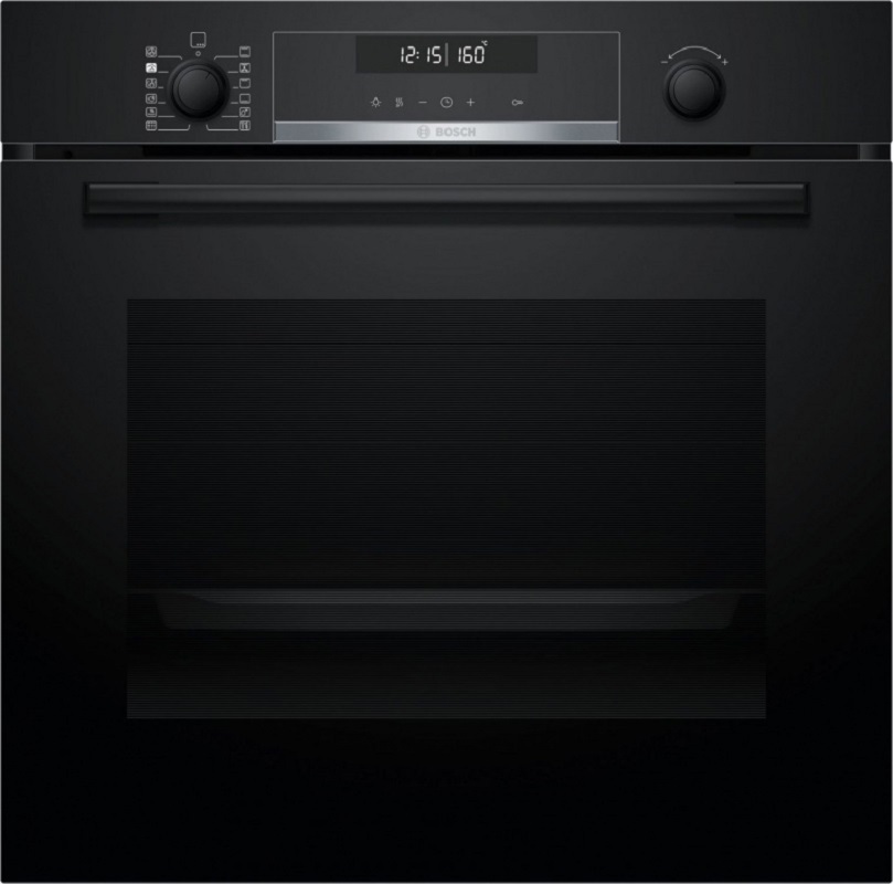 Изображение товара Электрический встраиваемый духовой шкаф Bosch HRA578BB0S 59.4x59.5x54.8 см цвет черный