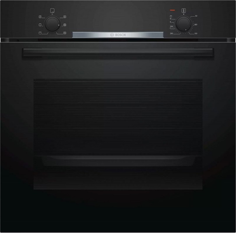 Изображение товара Электрический встраиваемый духовой шкаф Bosch HBA530BB0S 71л черный