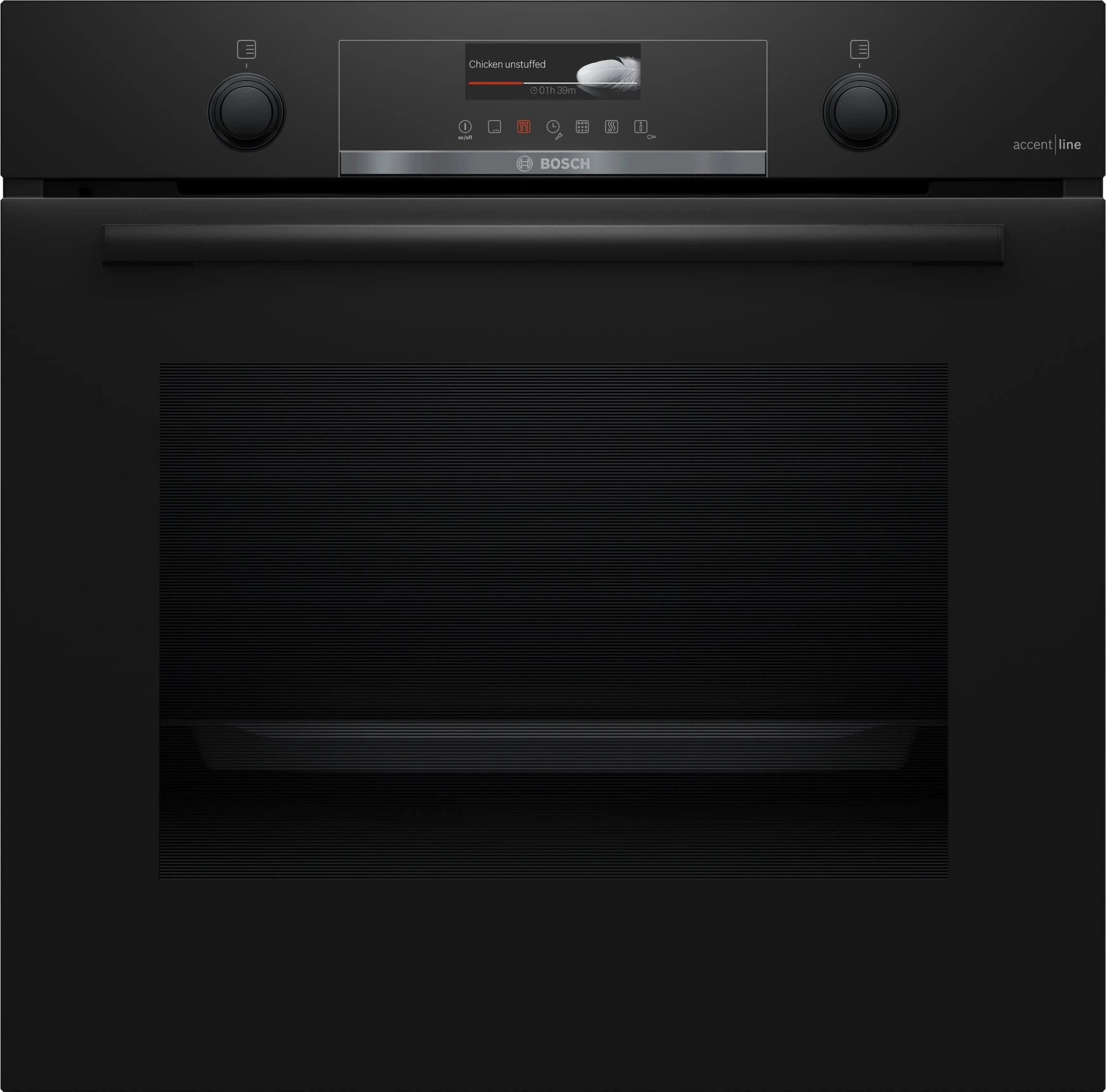 Изображение товара Электрический встроенный духовой шкаф Bosch HBG4795B1S с пиролизом и 13 программами