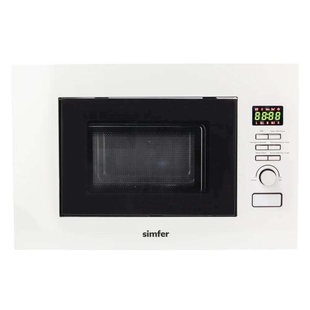 Изображение товара Встраиваемая микроволновая печь Simfer MD2711 22 л белая с грилем и таймером
