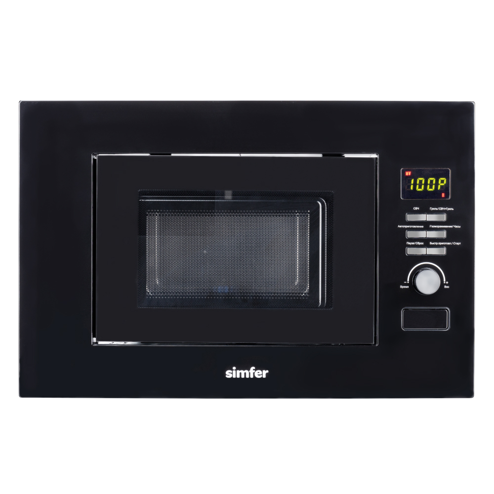 Изображение товара Встраиваемая микроволновая печь Simfer MD2012 22 л 59.5x38.8x31.5 см цвет черный