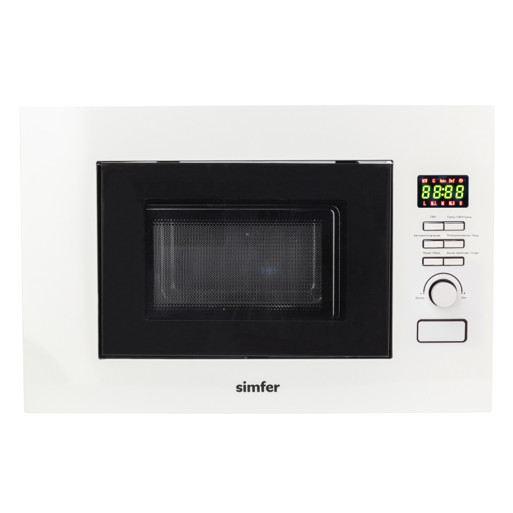 Изображение товара Встраиваемая микроволновая печь Simfer MD2011 22 л 59.5x38.8x31.5 см цвет белый