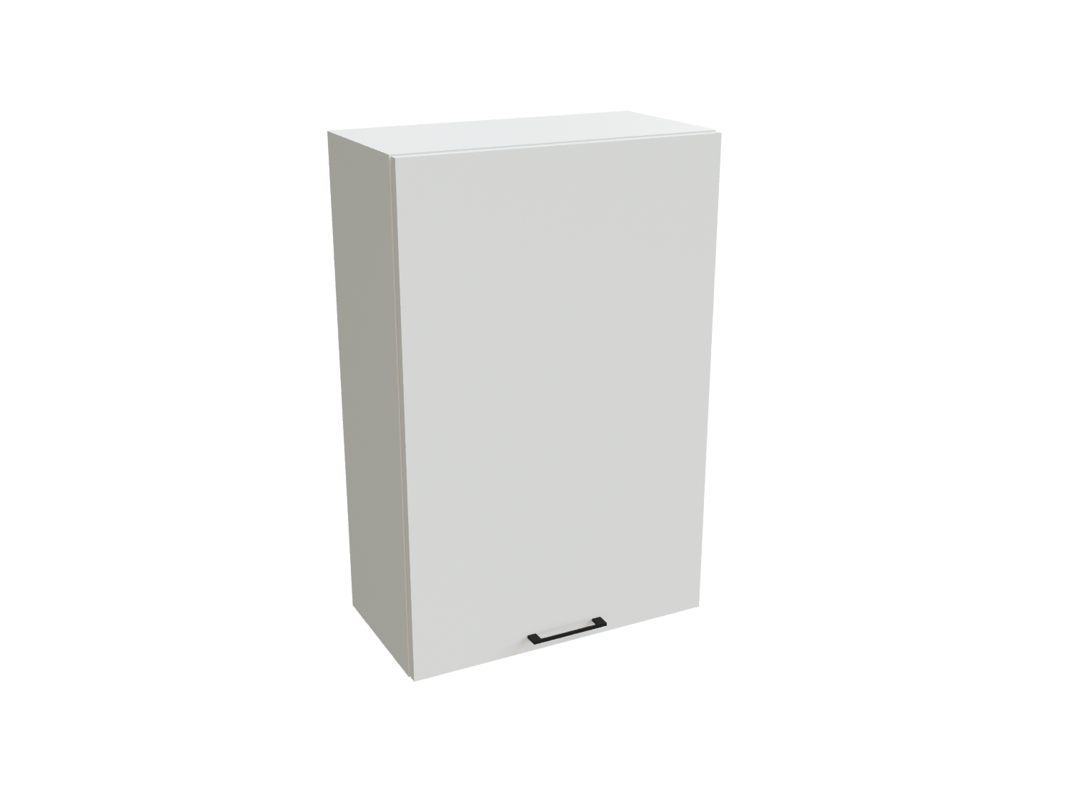 Изображение товара Навесной шкаф с 1 дверцей серия Эстетик Сурская Мебель 60x92 см белый матовый