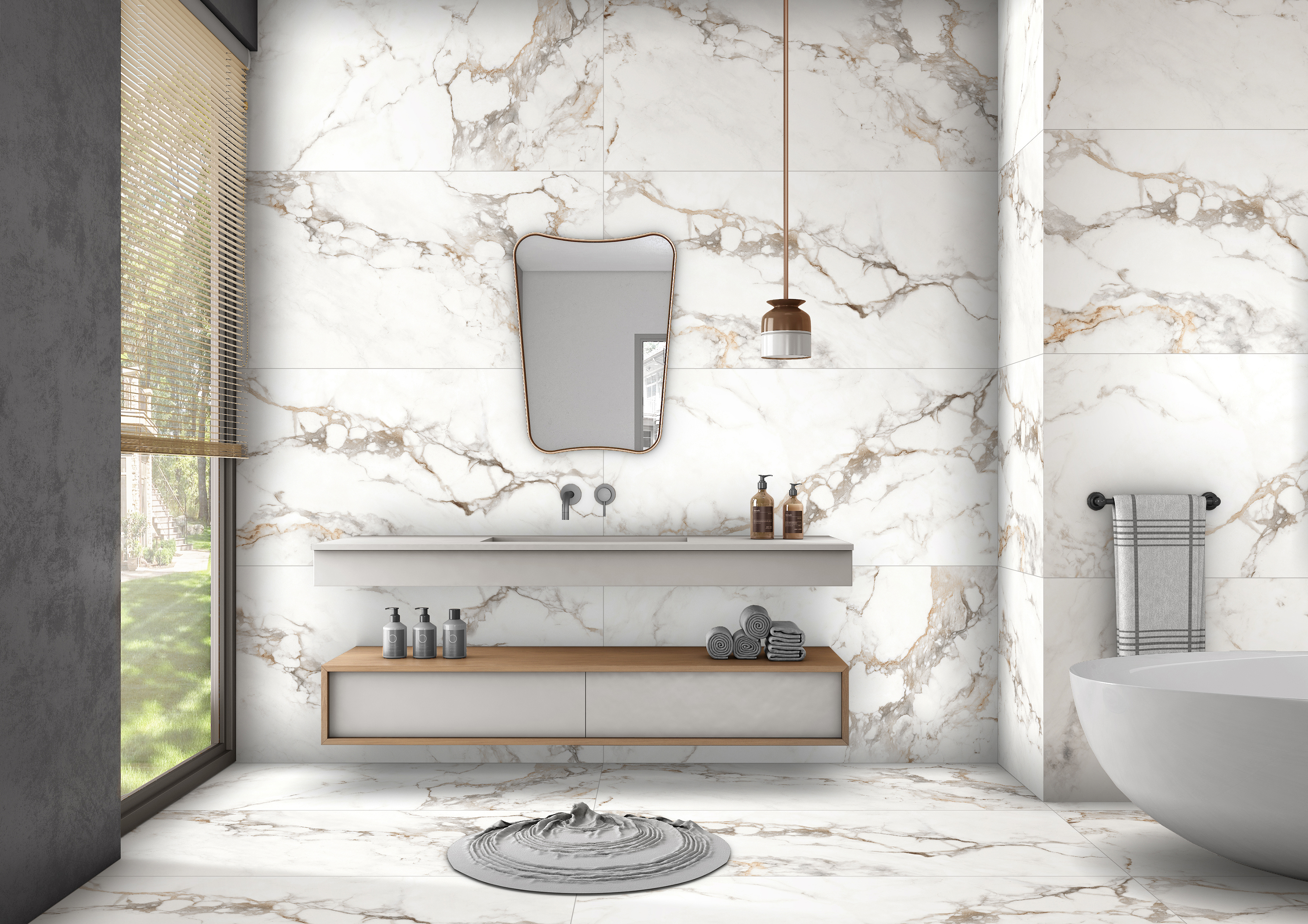 Изображение товара Плитка Eternal ANTIQUE CARRARA glossy ETMAR1201GL60120 120x60см 1.44 м² цвет белый
