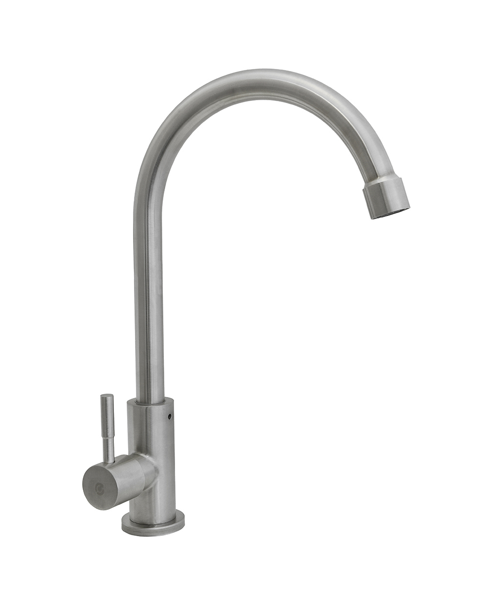 Изображение товара Смеситель для кухни Santrek Aqua-935 цвет нержавеющая сталь Изображение товара Смеситель для кухни Santrek Aqua-935 цвет нержавеющая сталь
