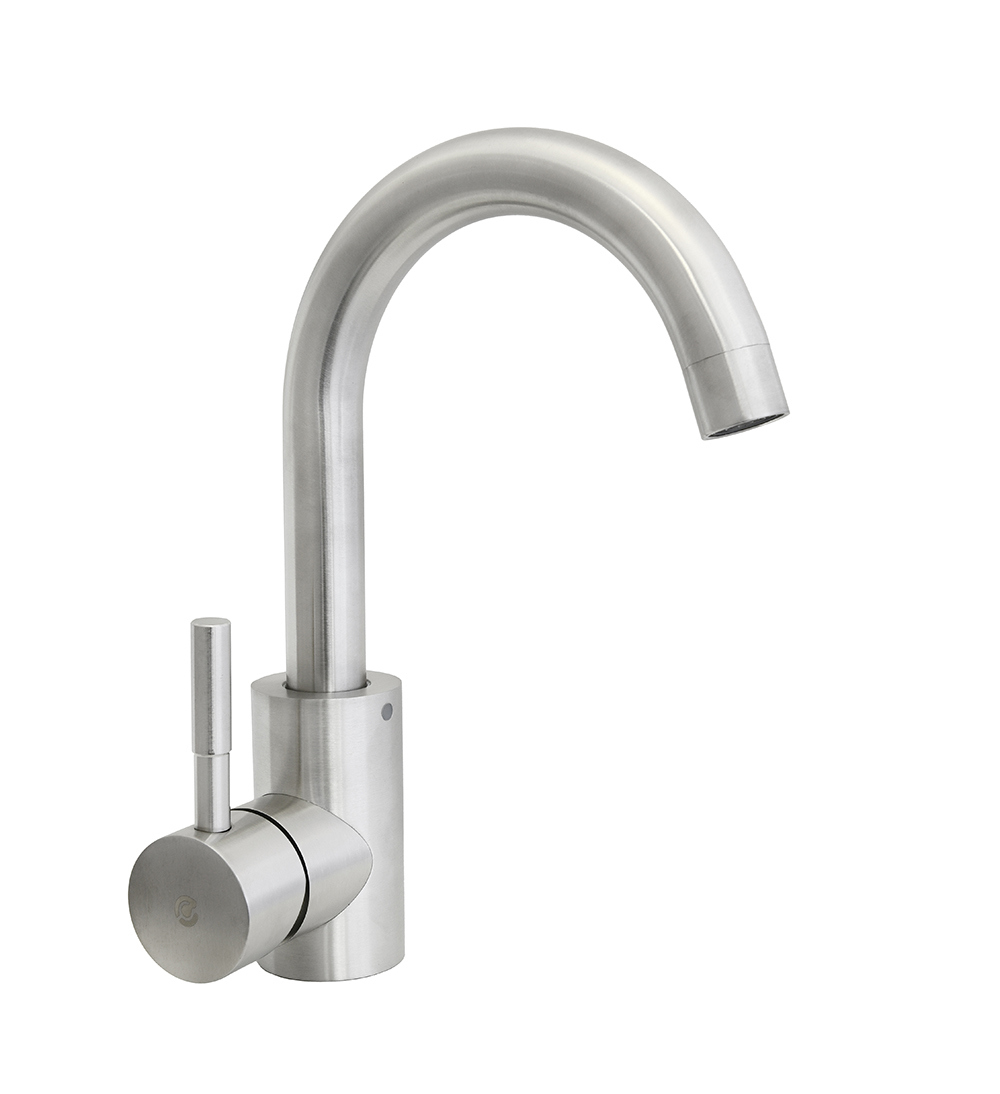 Изображение товара SANTREK Aqua-940: смеситель для кухни, латунь, низкий излив, рычажное управление