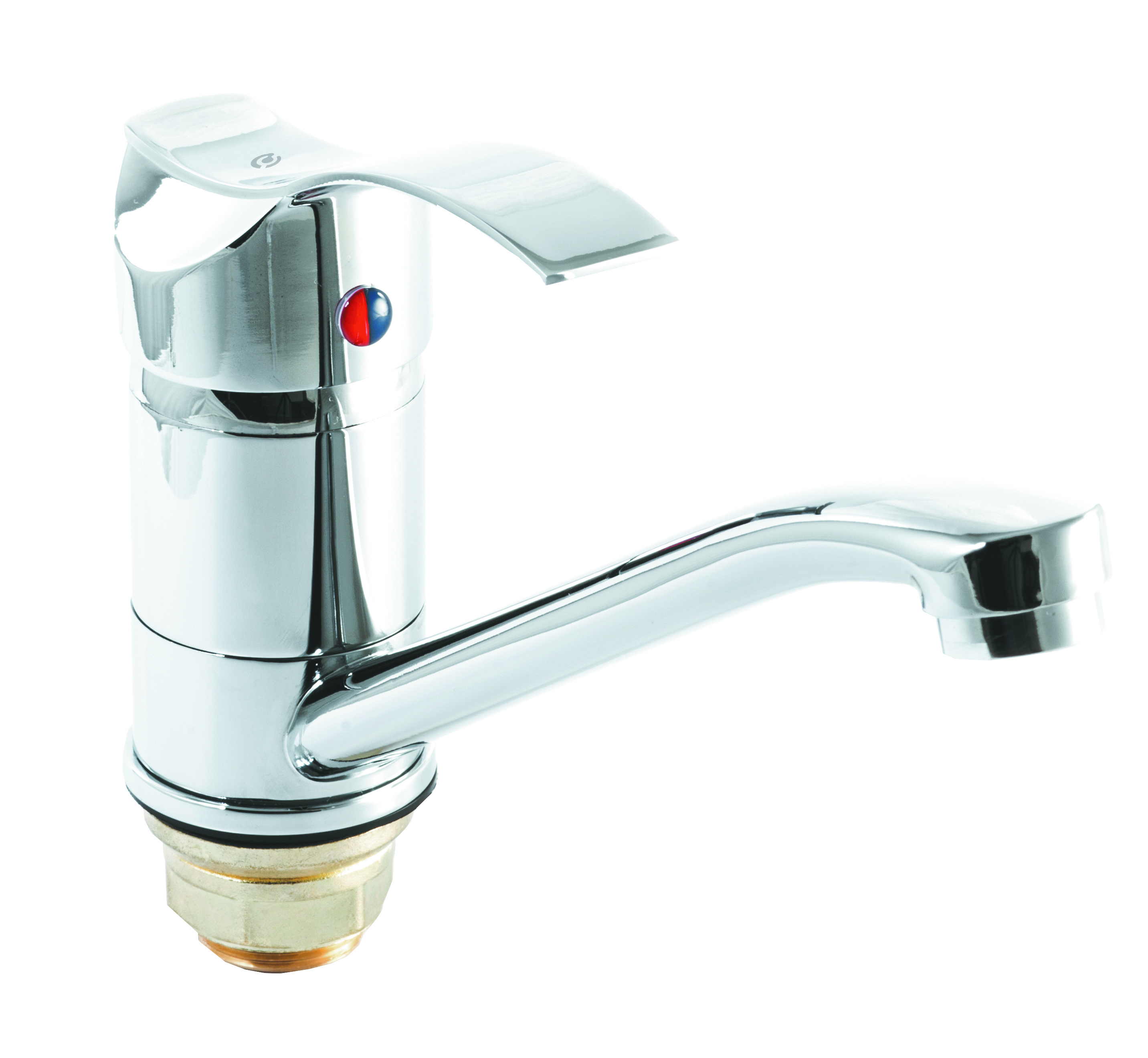 Изображение товара Смеситель для кухни Santrek Aqua-630 SB56 излив 11 см цвет хромированный Изображение товара Смеситель для кухни Santrek Aqua-630 SB56 излив 11 см цвет хромированный