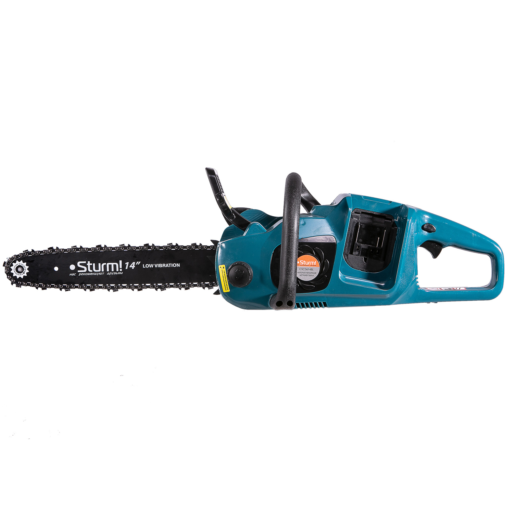 Изображение товара Аккумуляторная пила Sturm! CSC3614BL 18 В, бесщёточная, шина 35.5 см