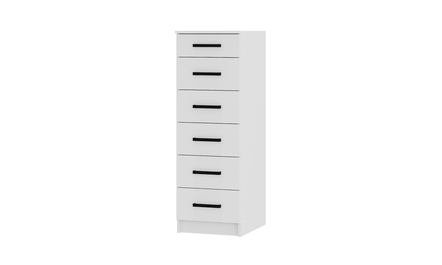 Изображение товара Комод Bts Км-04 6 ящиков 40.2x50.4x120 см ЛДСП цвет белый Изображение товара Комод Bts Км-04 6 ящиков 40.2x50.4x120 см ЛДСП цвет белый