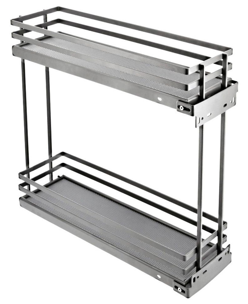 Изображение товара Бутылочница GTV 11.1x46x47.1см сталь цвет антрацит