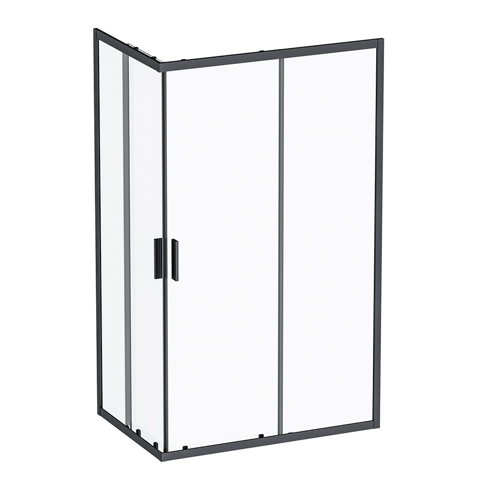 Изображение товара Душевой уголок AM.PM Gem S 120x80 черный матовый