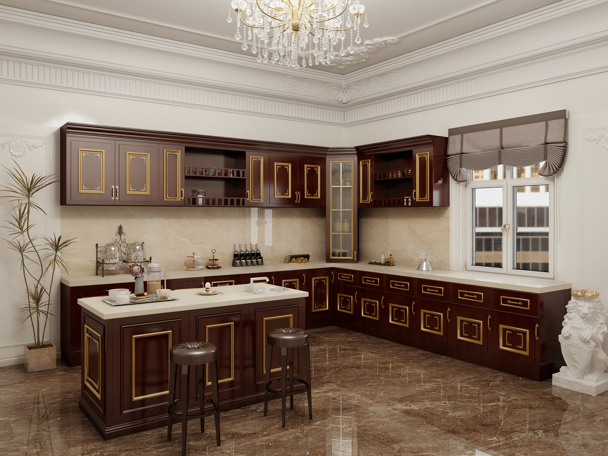 Изображение товара Керамогранит Bluezone Istanbul Sepia Glossy 60x120 см