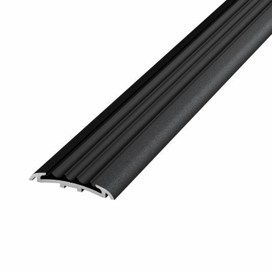 Изображение товара Противоскользящий алюминиевый профиль для ступеней ALPROFI ПС 08-1.2700.15 270 см черный