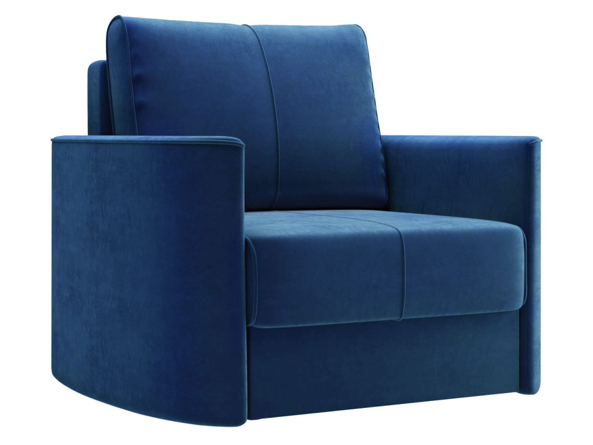 Изображение товара Кресло-кровать Правила мебели 103x95x93 см ЛДСП синий стиль Современный комфорт